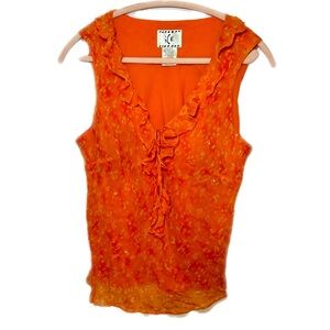 VINTAGE ICE SILK BLOUSE